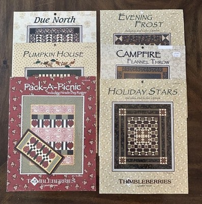Thimbleberries By Lynette Jensen Quilting Leaflets (set of 6) 2004-2006