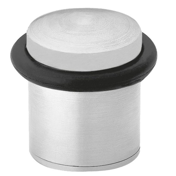 TüRstopper Echt Edelstahl TüRpuffer BodentüRstopper Stopper GebüRstet ø 25 Mm-image
