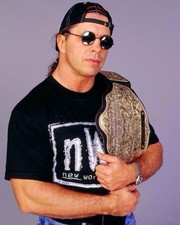 BRETT HART 8X10 PHOTO WRESTLING PICTURE NWO