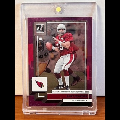 2022 Panini Donruss Football Kurt Warner #1 Purple Parallel #3/30 Cardinals