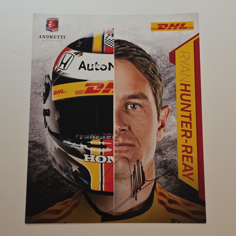 Ryan Hunter-Reay Signed Original Photo Andretti Autosport Racing