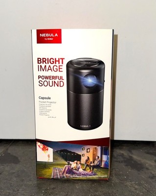 NEBULA Capsule Pocket Projector 値段交渉⭕️ BRAND NEW Nebula Capsule Bright Image Powerful Sound Pocket
