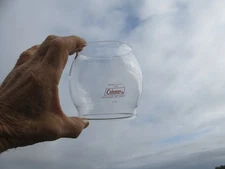 Coleman 200A Red Logo Lantern Globe Nice Shape