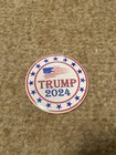 donald trump 2024 presidential campaign Push Back button Pin — photo 1