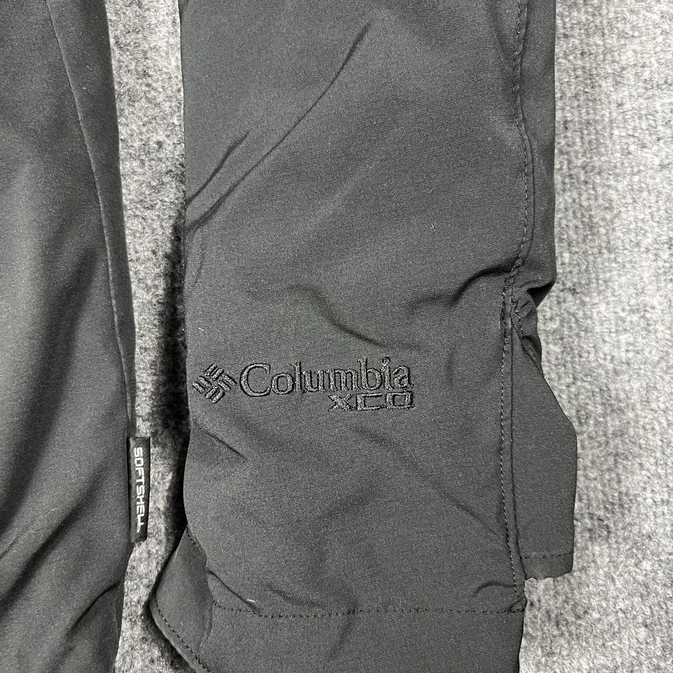 Columbia XCO Softshell Jacket Mens XL Black Fleece Lined Full Zip WM5383 Hiking - Image 3 of 4