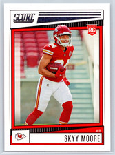 2022 Panini Score Rookie #391 Skyy Moore (RC) Kansas City Chiefs