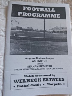Ashington V Seaham Red Star Last Game At Portland Park. 15th Feb 2008
