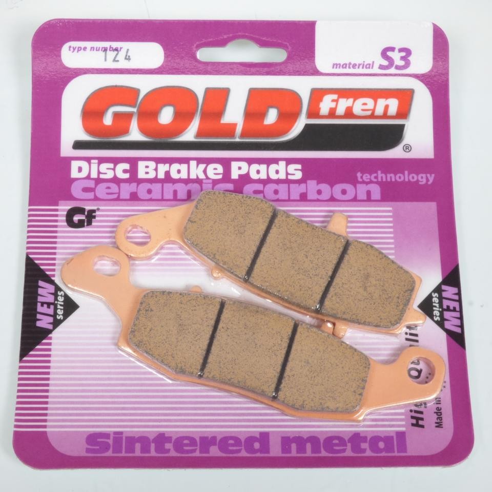 Plaquette de frein avant Gold Fren pour moto Suzuki SFV 650 Gladius ABS 2009-2015