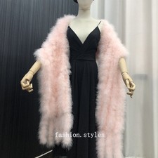 Shawl Double-sided Fur Turkey Fur Fringed Scarf Cape Women Banquet Dress Outside