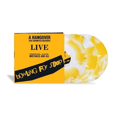 BOWLING FOR SOUP - A HANGOVER YOU DEFINITELY DESERVE LIVE - Vinyl Reco - G3z