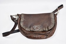 Borsa Campomaggi Italia Orchidea tracolla/tracolla borchie pelle donna