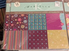 Marcella by K Co 12x12 Scrapbook/Card Paper Pad Sheri's Garden & Essential Pink