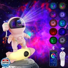 FlyEagle Astronaut Galaxy Projector, Star Nebula Projector with R