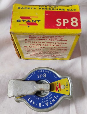 SP-8 Stant VINTAGE NOS Radiator Cap LEV-R-VENT