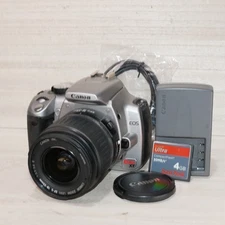 Canon EOS Digital Rebel XT 8MP DSLR Camera Kit W 18-55mm Lens *GOOD TESTED* W 4g