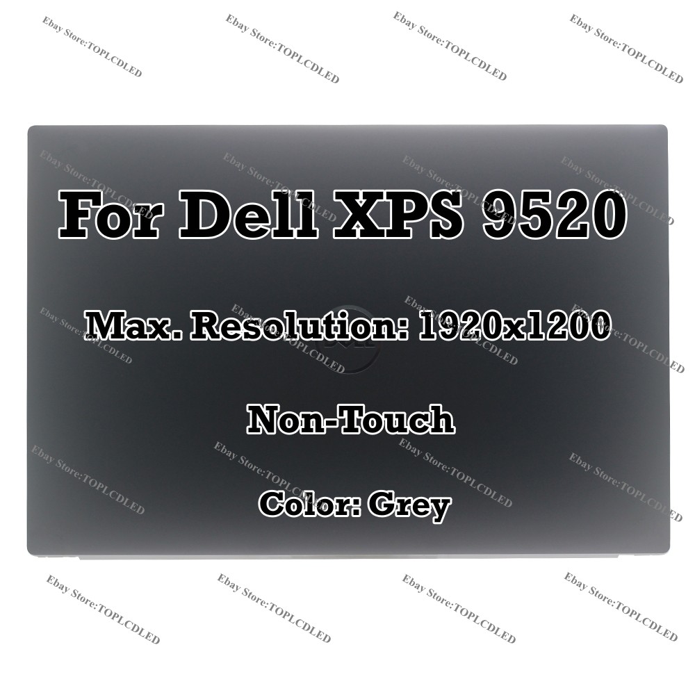 For Dell XPS 15 9520 90T02 090T02 FHD+&UHD+ LCD Screen Display Complete Hinge Up