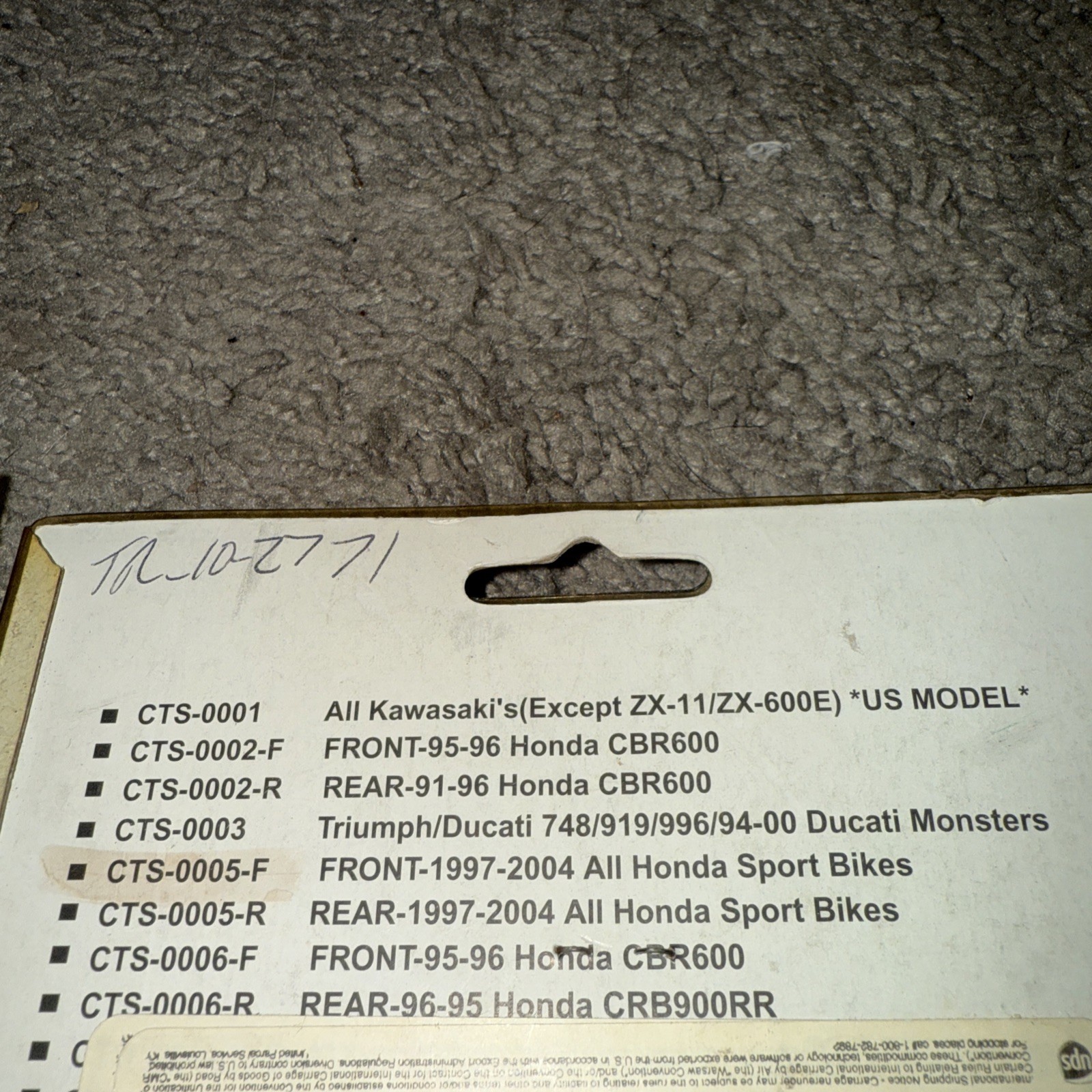 Clear Alternatives CTS-0005-F Honda Sport Bikes Turn Signals 