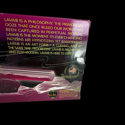 The Original LAVA Brand Wave Motion Machine Violet/Clear Liquid And Base NIB - Picture 13 of 14