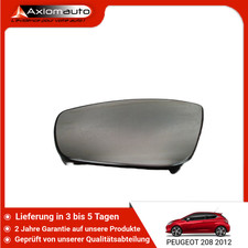 LINKES AUSSEN-R&Uuml;CKSPIEGELGLAS  PEUGEOT 208 Phase 1 2012-...