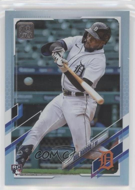 2021 Topps Update Rainbow Foil Akil Baddoo #US196 f2v
