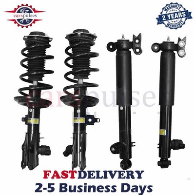 4Pcs Front Rear Shock Struts Assys w/CDC Fit Cadillac XT5 GMC Acadia 2017-2020