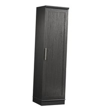 HomePlus Kitchen Pantry Storage Cabinet Slim Single Door with Raven Oak