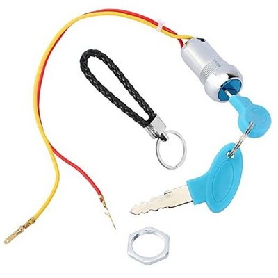 Universal 2 Wires Ignition Key Switch for Motorcycle ATV Electric Bicycle Quad