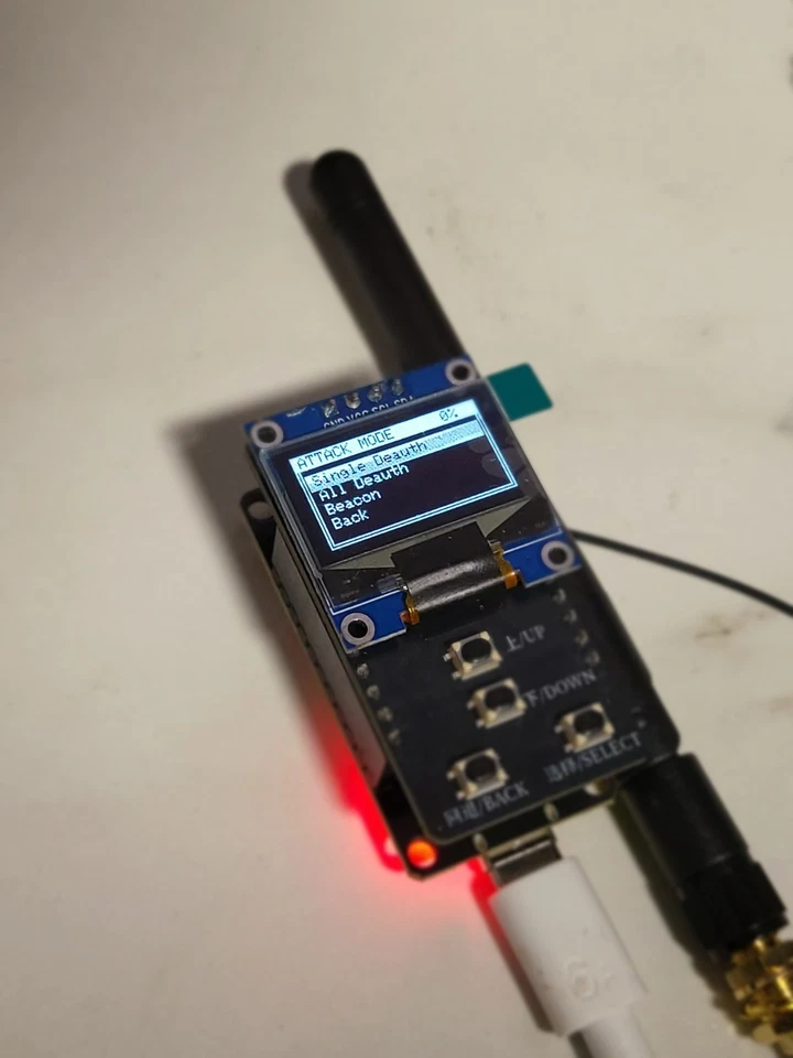 5ghz/2.4ghz Oled Deauther. handshake Capture Abilities. FOR EDUCATIONAL USE ONLY - Image 2 of 4