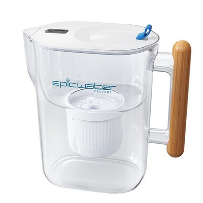 10 Cup Water Filter Pitcher Removes Fluoride Chlorine Lead Forever Chemicals