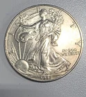 1997 American Silver Eagle Brilliant Uncirculated 0.999 Fine 1 oz