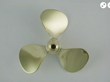 Brass Propeller, 3 Blade, M4 - 50mm RH