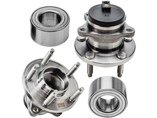 Front and Rear Wheel Hub and Bearing Kit For 2007-2008 Lincoln MKX SD751QK