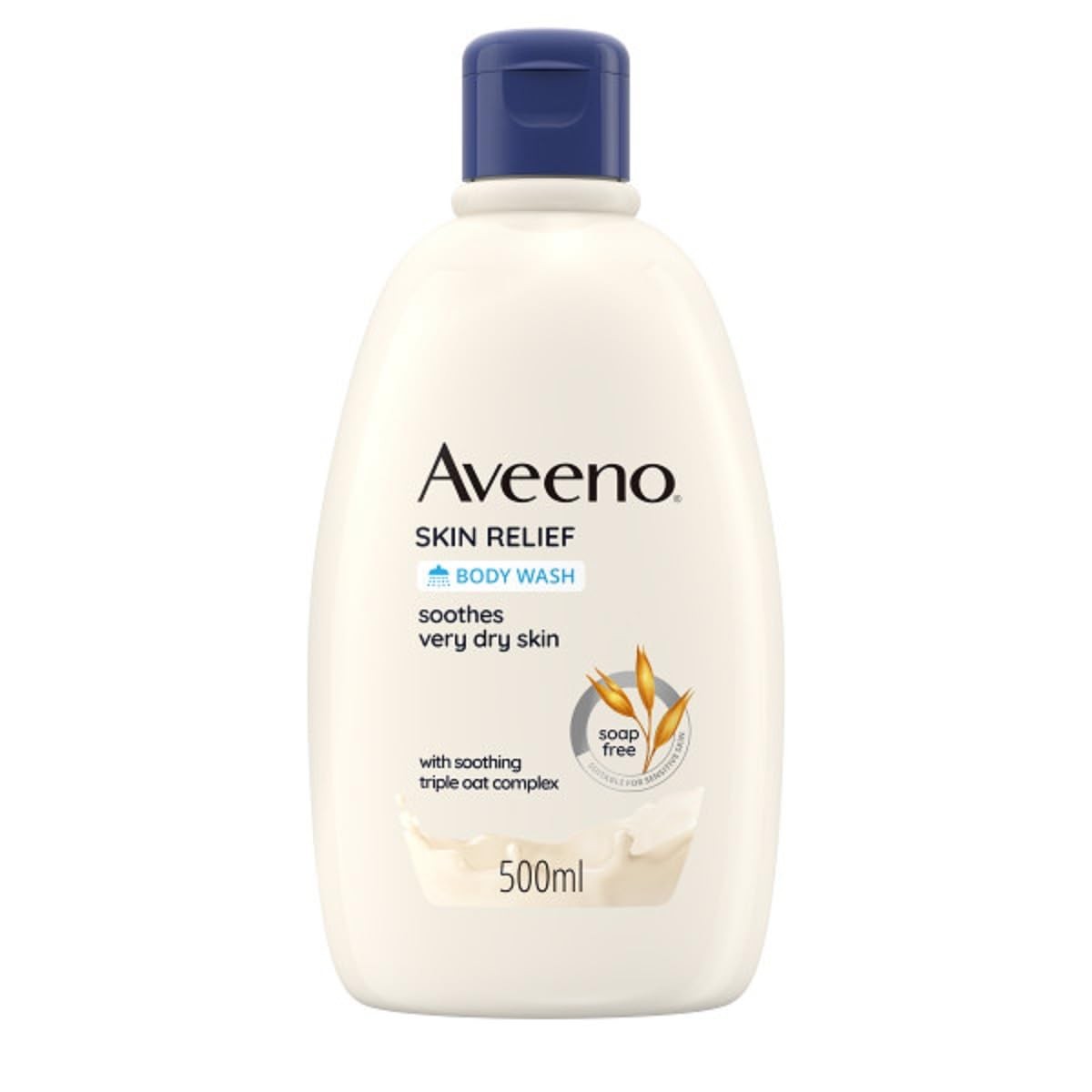 Aveeno Skin Relief Moisturising Body Wash (1x 500ml), Gentle Cleansing Wash w...
