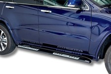 Schwellerrohre Design Schwarz für JEEP Grand Cherokee WK2 ab Bj.2014>  TÜV