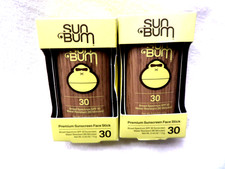 Sun Bum SPF 30 Sunscreen Face Stick 0.45 oz Water resistant to Eighty Minutes