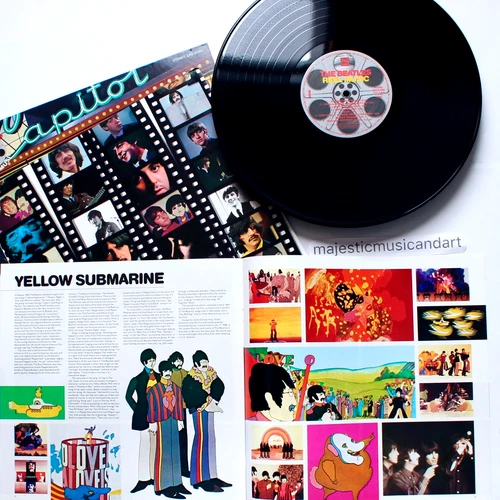 ORIGINAL PRESSING THE BEATLES MOVIE MUSIC VINYL LP PROGRAM EX RARE