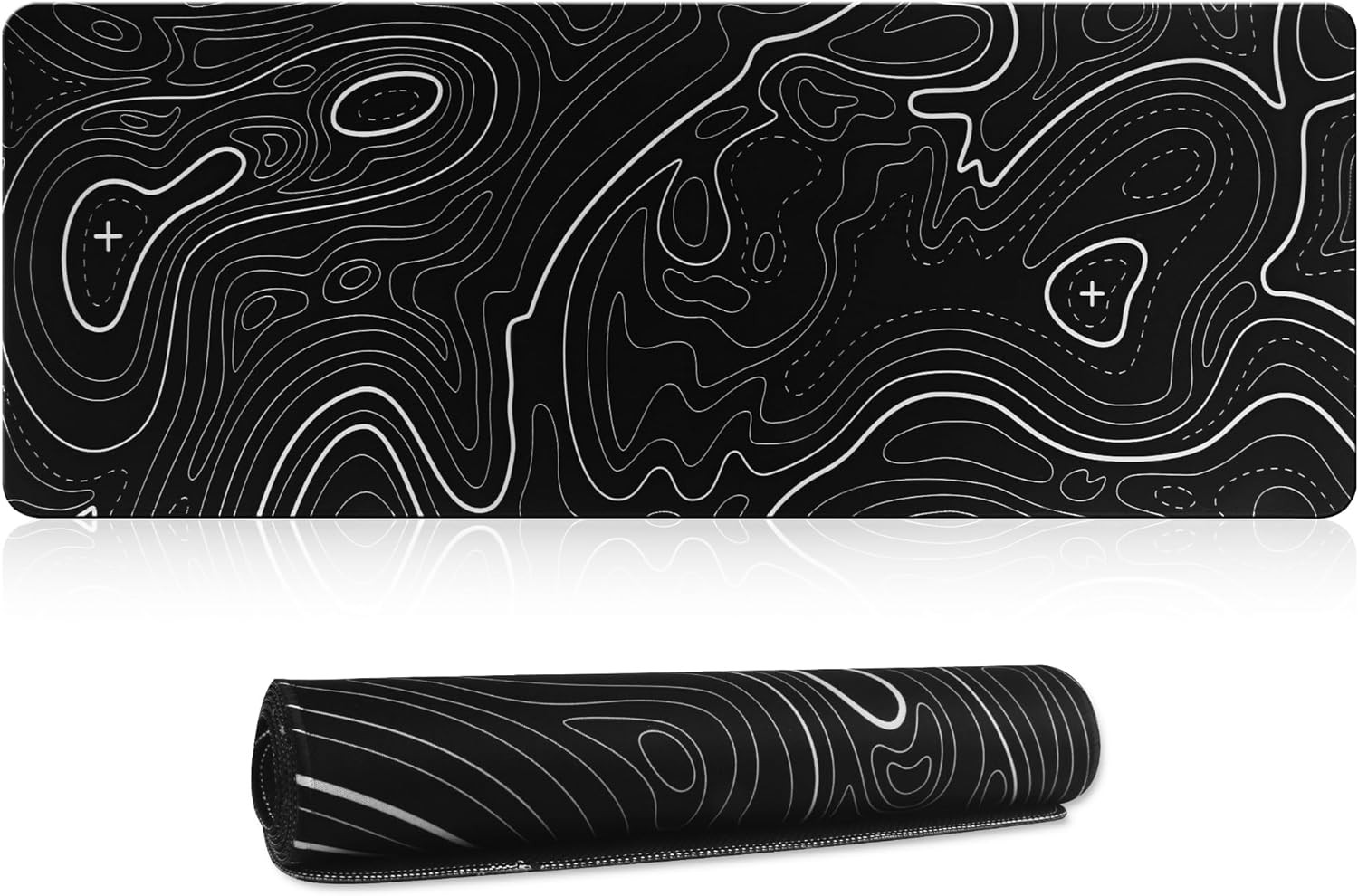 Mouse Pad for Home Office Work,Gaming Mouse Pad Desk Pad Soft Smooth Surface and