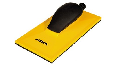 Mirka Handblock 32-Loch GRIP gelb (115 x 230 mm) (1 Stk.)