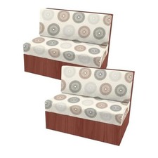 RV Dinette Cushion Covers - Stretch 2 Bench Cover  2 Backrest Cover C35