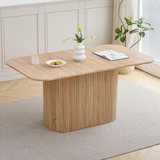 Esstisch Design Küchentisch Esszimmertisch Oval Für 6 Personen 160X90CM Holz