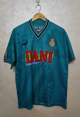 RCD ESPANYOL 1996/1997 THIRD FOOTBALL SHIRT CAMISETA PUMA RARE