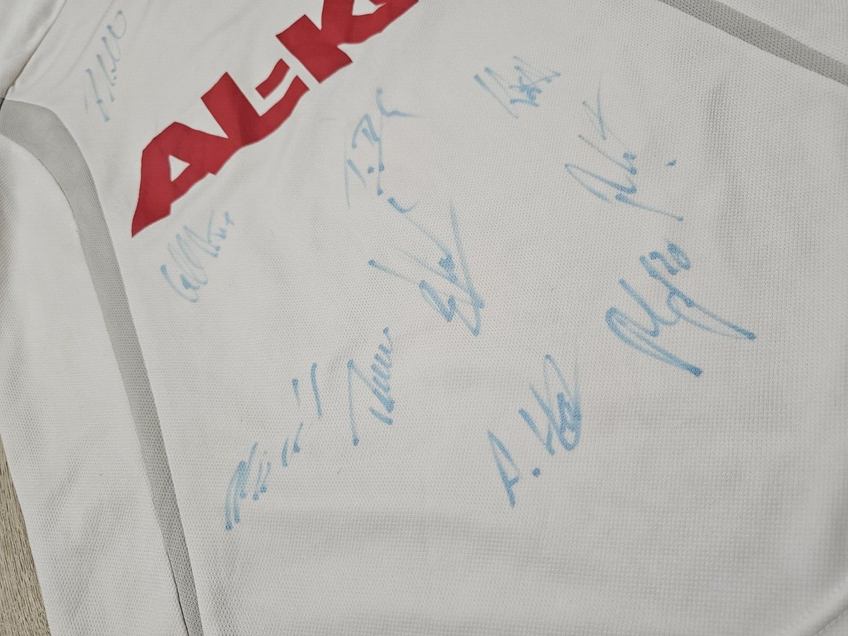 Maillot Domicile FC Augsburg 2011 #10 Baier, Taille S, Blanc, JAKO, Occasion - Maillot De Football Vintage