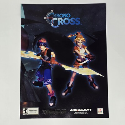 Chrono Cross Sony PlayStation PS1 Squaresoft Print Ad/Poster Official Promo Art