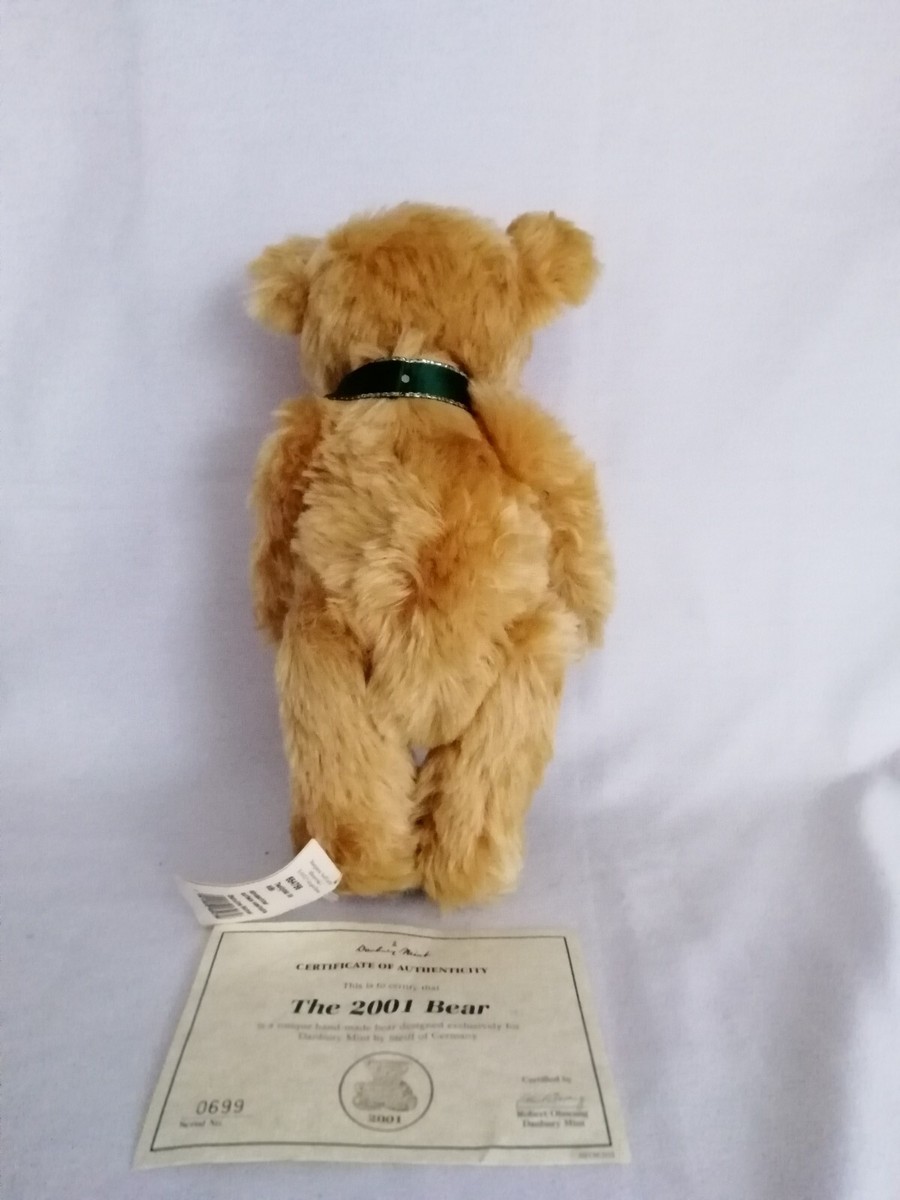 その他 STEIFF  TEDDYBEAR 2001 シュタイフSteiff 2001 テディベア ぬいぐるみ 白 (K-130337