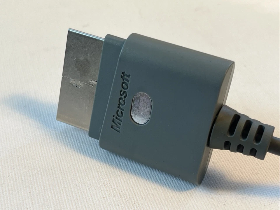 Microsoft XBOX 360 Video Game Audio Adapter OEM X808221-001 - Image 3 of 4