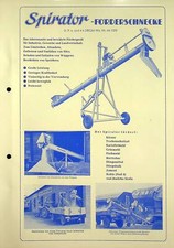 240371) Segler Förderschnecke - Spirator - Prospekt 196?