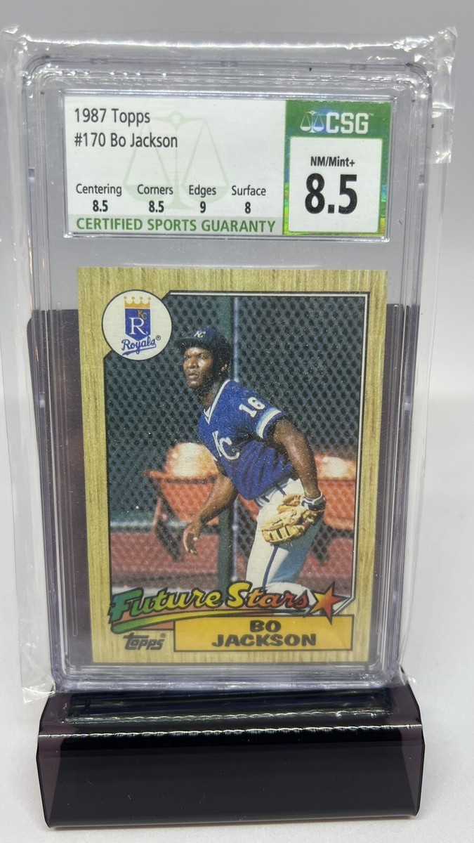 1987 Topps #170 Bo Jackson CSG 8.5 Future Star baseball | eBay