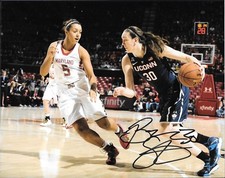 SEATTLE STORM BREANNA STEWART HAND SIGNED UCONN LADY HUSKIES 8X10 PHOTO W/COA