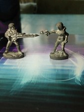 Rare Vintage D D Dungeons Dragons Metal Miniature sci-fi fighter lot