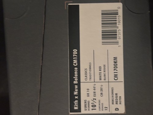 New Balance 1700 "KITH TORONTO MARSHMALLOW" 2023 - Size 10.5 - cm1700km (5117-.. - Picture 5 of 6